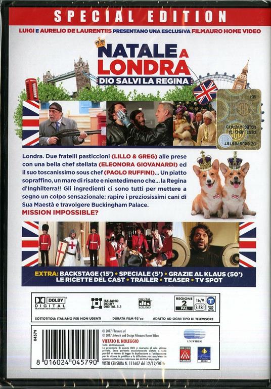 Natale a Londra. Dio salvi la regina (DVD) di Volfango De Biasi - DVD - 2