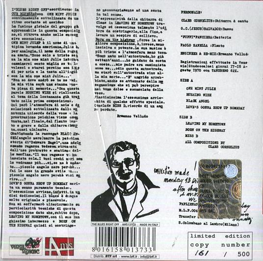 Our Blues Bag - CD Audio di Blues Right Off - 2