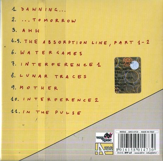 Tomorrow - CD Audio di Riddle - 2