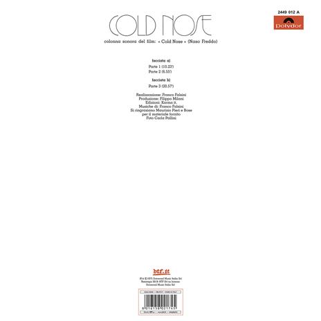 Cold Nose. Naso freddo (White Coloured Vinyl) (Colonna sonora) - Vinile LP di Franco Falsini - 2