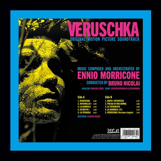 Veruschka. Poesia di una donna (Ltd. Ed. Clear Yellow Vinyl) (Colonna Sonora) - Vinile LP di Ennio Morricone - 3