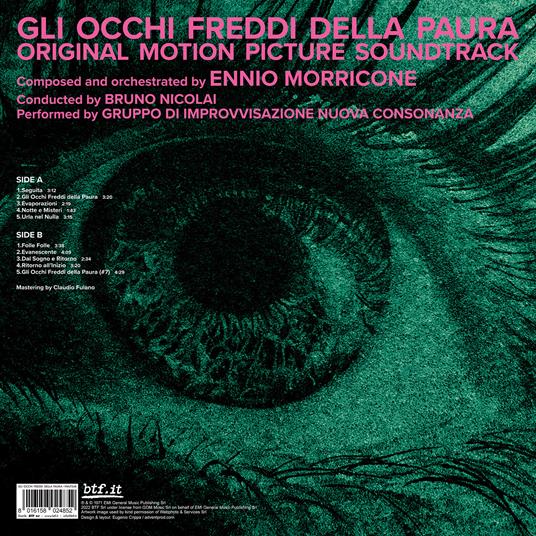 Gli occhi freddi della paura (Limited Edition - Clear Pink Vinyl) (Colonna Sonora) - Vinile LP di Ennio Morricone - 3