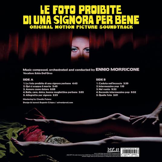 Le foto proibite di una signora per bene (Limited Edition - Clear Pink Vinyl) (Colonna Sonora) - Vinile LP di Ennio Morricone - 3