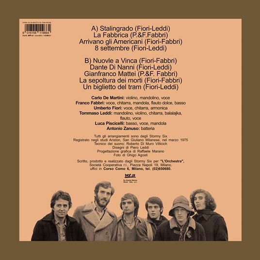 Un biglietto del tram (Limited Edition 140 gr. Clear Yellow Vinyl) - Vinile LP di Stormy Six - 3