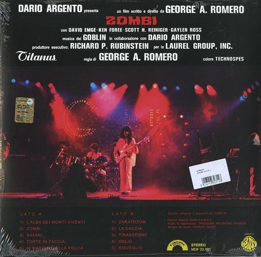 Zombi (Colonna sonora) - Vinile LP di Goblin - 2