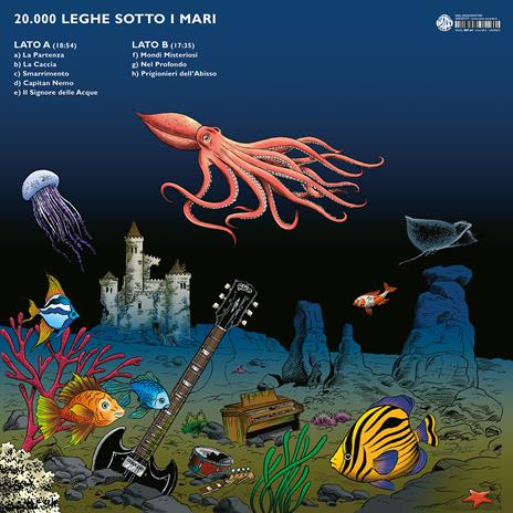 20.000 leghe sotto i mari (Limited Edition - Blue transparent vinyl) - Vinile LP di Nuova Era - 3