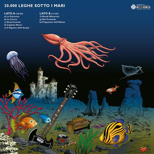 20.000 leghe sotto i mari (Limited Edition - Blue transparent vinyl) - Vinile LP di Nuova Era - 3