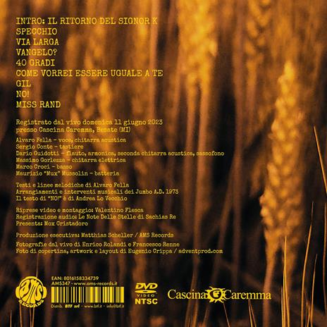 Live in Caremma (CD+DVD Diglisleeve + 8 page Booklet) - CD Audio + DVD di Jumbo - 3