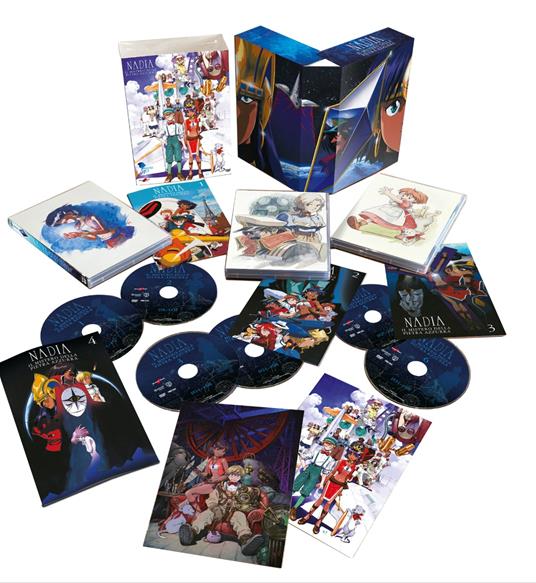 Nadia. Il mistero della pietra azzurra. Deluxe Edition (6 DVD) di Hideaki Anno,Shinji Higuchi - DVD - 2