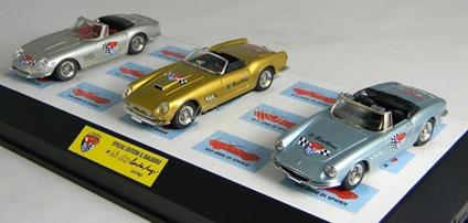 Mmcba 100/1Cofanetto 100 Anni Spyder Ferrari 3 Pezzi Modellino Club Bialbero
