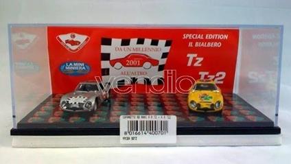 90Tz Cofanetto 90 Anni Alfa Con Tz Yellow Modellino Club Bialbero