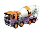Nzg Actros 4 Axle Mixer Lichtner 1/50 Betoniera Nzg534/04