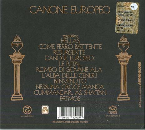 Canone europeo - CD Audio di Ianva - 2