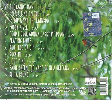 Backyard Favourites - CD Audio di Max De Bernardi,Veronica Sbergia - 2