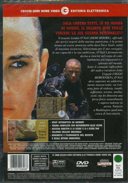 Soldato Jane di Ridley Scott - DVD - 2