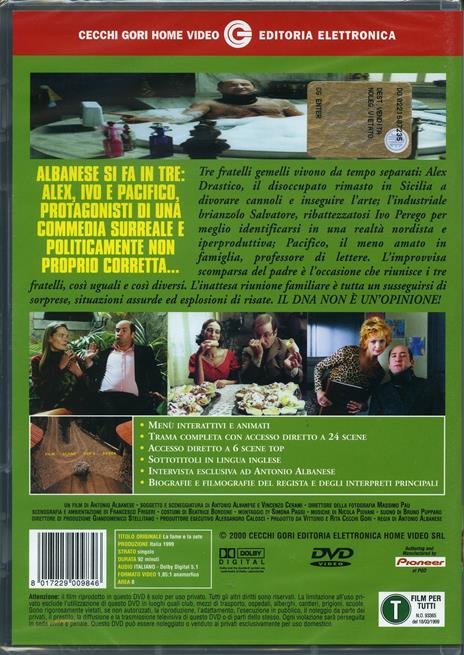 La fame e la sete di Antonio Albanese - DVD - 2