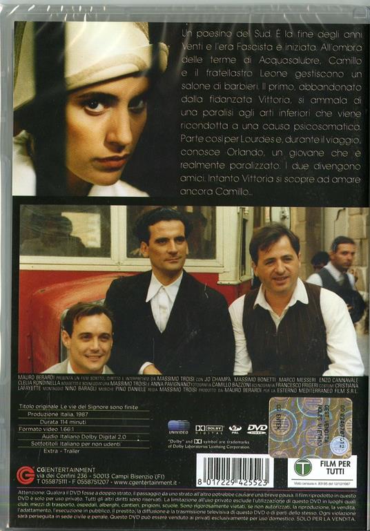 Le vie del signore sono finite<span>.</span> Grandi film di Massimo Troisi - DVD - 2