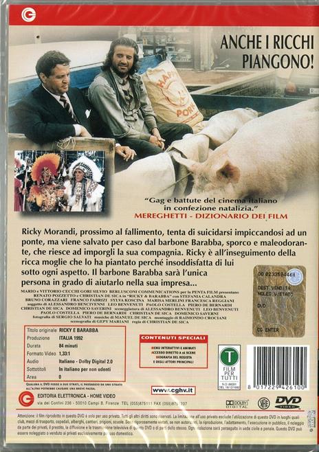 Ricky e Barabba di Christian De Sica - DVD - 2