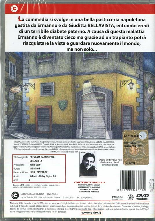 Premiata pasticceria Bellavista di Vincenzo Salemme,Franza Di Rosa - DVD - 2