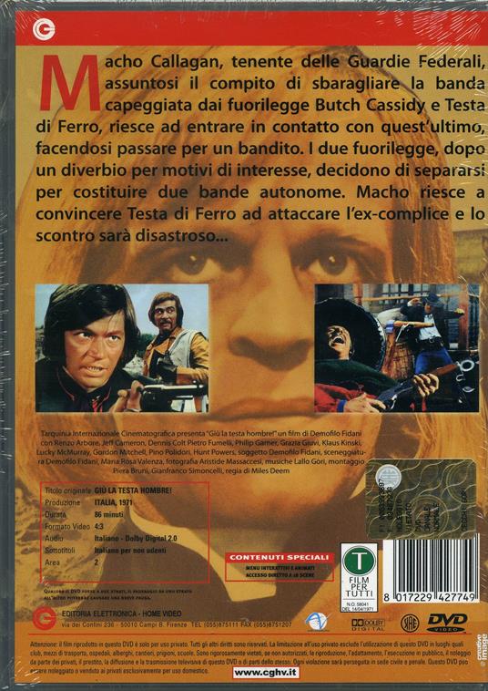 Giù la testa hombre! di Demofilo Fidani - DVD - 2