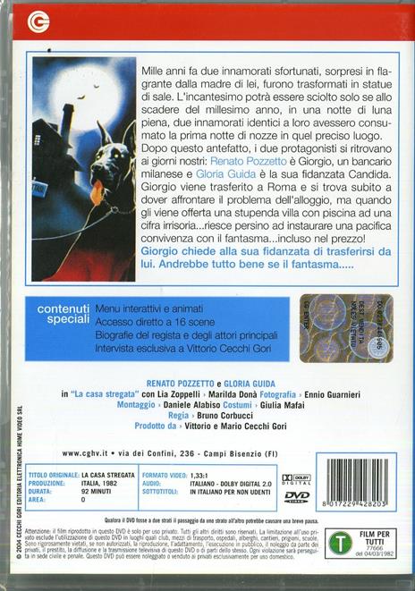 La casa stregata di Bruno Corbucci - DVD - 2