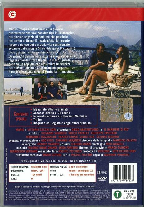 Il barbiere di Rio di Giovanni Veronesi - DVD - 2