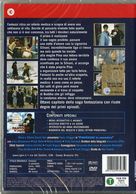 Fantozzi in Paradiso di Neri Parenti - DVD - 2