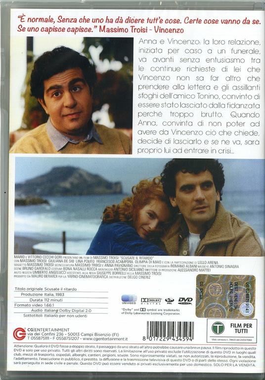 Scusate il ritardo di Massimo Troisi - DVD - 2