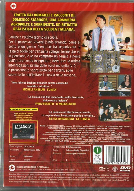 La scuola di Daniele Luchetti - DVD - 2