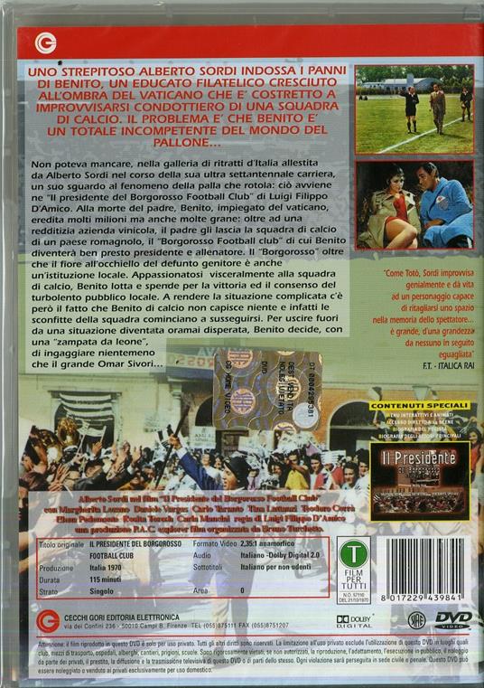Il presidente del Borgorosso Football Club di Luigi Filippo D'Amico - DVD - 2