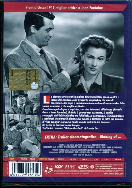 Il sospetto di Alfred Hitchcock - DVD - 2