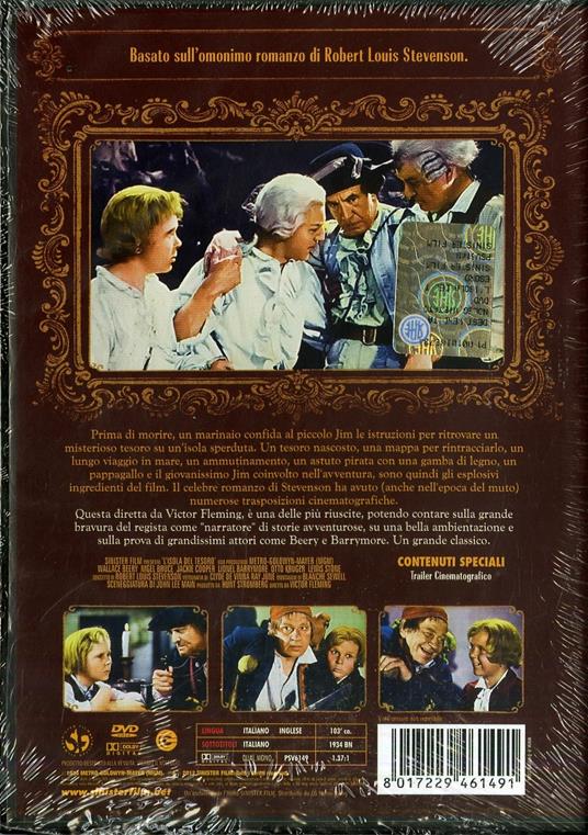 L' isola del tesoro di Victor Fleming - DVD - 2