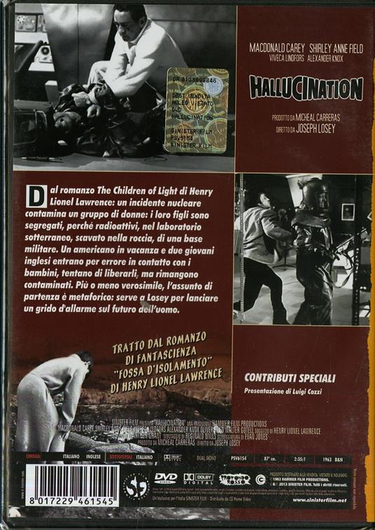 Hallucination. L'abisso di Joseph Losey - DVD - 2