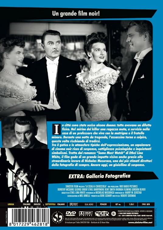 La scala a chiocciola di Robert Siodmak - DVD - 2