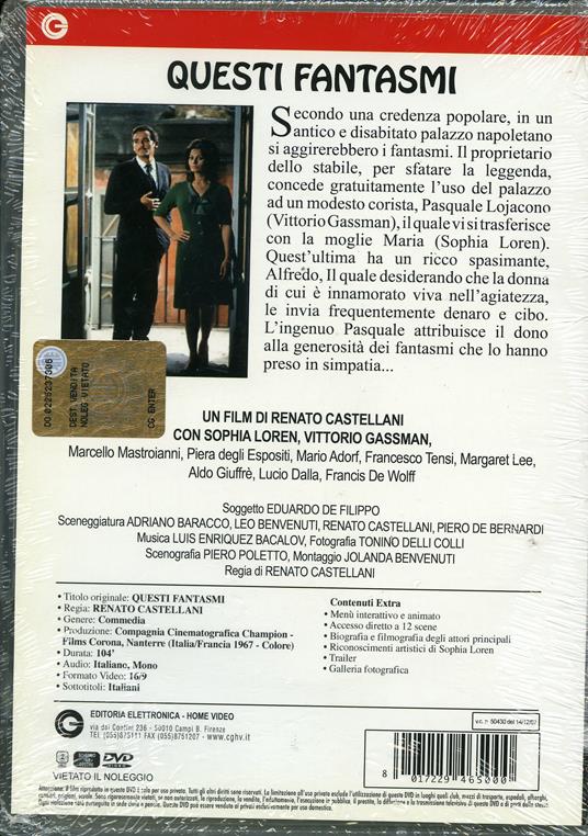 Questi fantasmi di Renato Castellani - DVD - 2