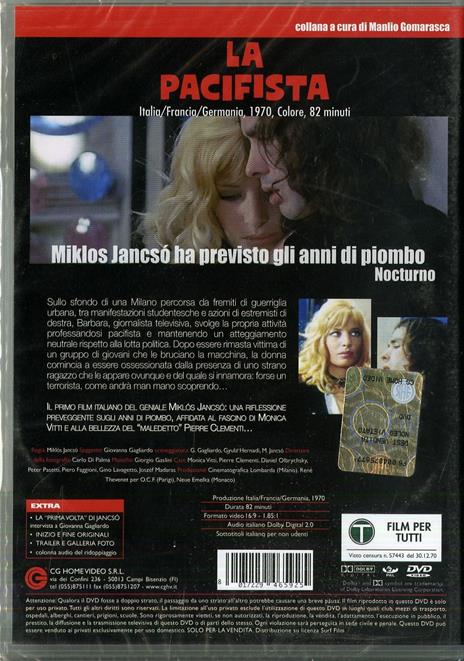 La pacifista di Miklos Jancsò - DVD - 2