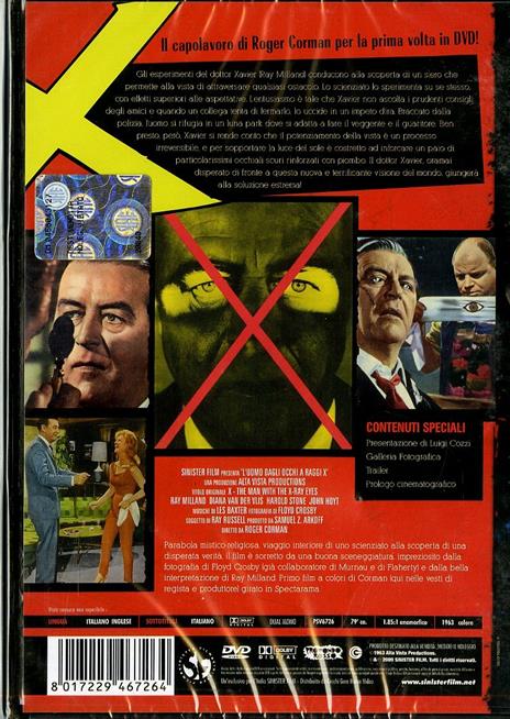 L' uomo dagli occhi a raggi X (DVD) di Roger Corman - DVD - 2