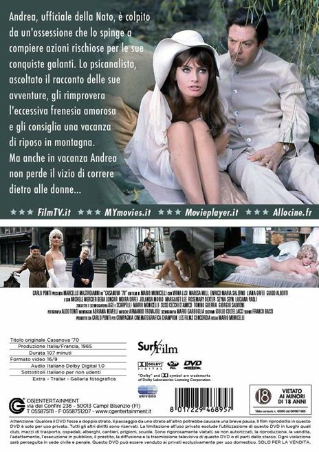 Casanova 70 (DVD) di Mario Monicelli - DVD - 2
