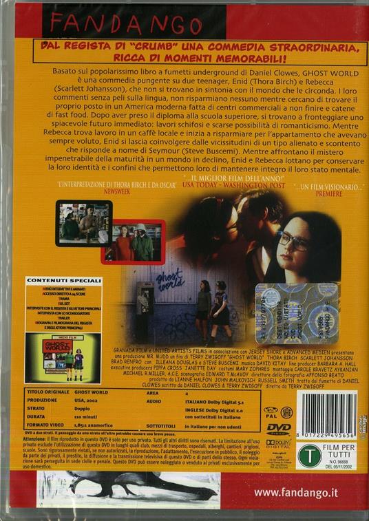 Ghost World di Terry Zwigoff - DVD - 2