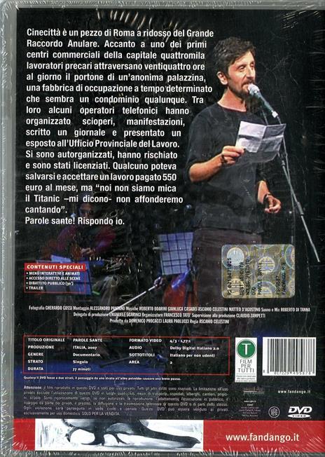 Parole sante di Ascanio Celestini - DVD - 2