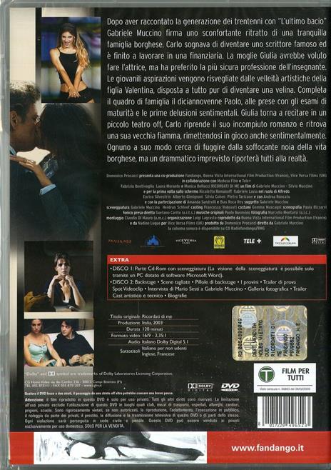 Ricordati di me (2 DVD) di Gabriele Muccino - DVD - 2