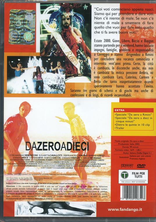 Dazeroadieci di Luciano Ligabue - DVD - 2
