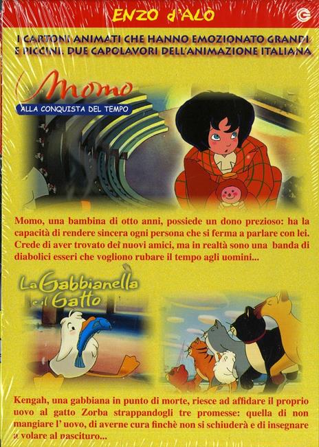 Enzo D'Alò. La gabbianella e il gatto - Momo (2 DVD) di Enzo D'Alò - 2