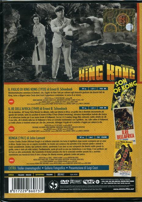 Gli eredi di King Kong (2 DVD) di John Vivian Lemont,Ernest Beaumont Schoedsack,Howard Ziehm - 2