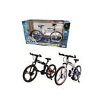 Silver Wheel - Mountain Bike sc. 1:10 pieghevole cm.18in die cast, a ruote libere