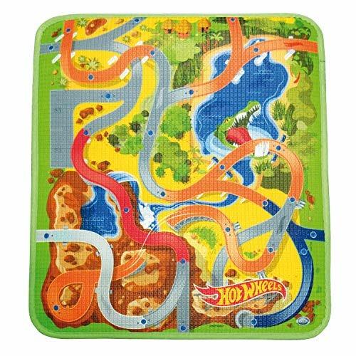 Tappeto Gioco 70 X 80 Cm Lavabile Con Modellino Hot Wheels Ods 42022 - 3