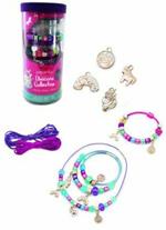 Peperilla Ciondoli E Bracciali Unicornset Con 3 Braccialetti, 50 Ciondoli Algabeto, 4 Ciondoli 3D, 50 Perline