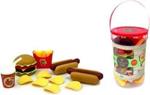 Playset Barattolo Con Cibo Fast Food Con Accessori Maisonelle Ods 44039