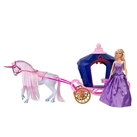 Magixa Bambola con unicorno e carrozza - 7