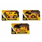 CAT - Mezzi lavoro con luci e suoni a ruote libere cm 15.53 assortitibatterie incluse